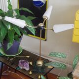 Vintage three-tulip floor lamp from the 60s