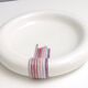 Round White Ceramic Catchall by Ambrogio Pozzi with Hand Painted Details, I