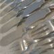 12 fish cutlery sets 24p silver plated metal goldsmith Apollo Louis XVI rushes