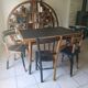 Ensemble de 4 chaises bistrot dépareillées