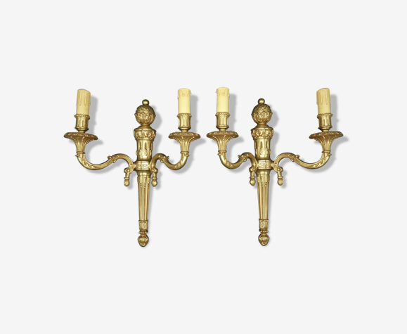 Paire d'appliques style Louis XVI