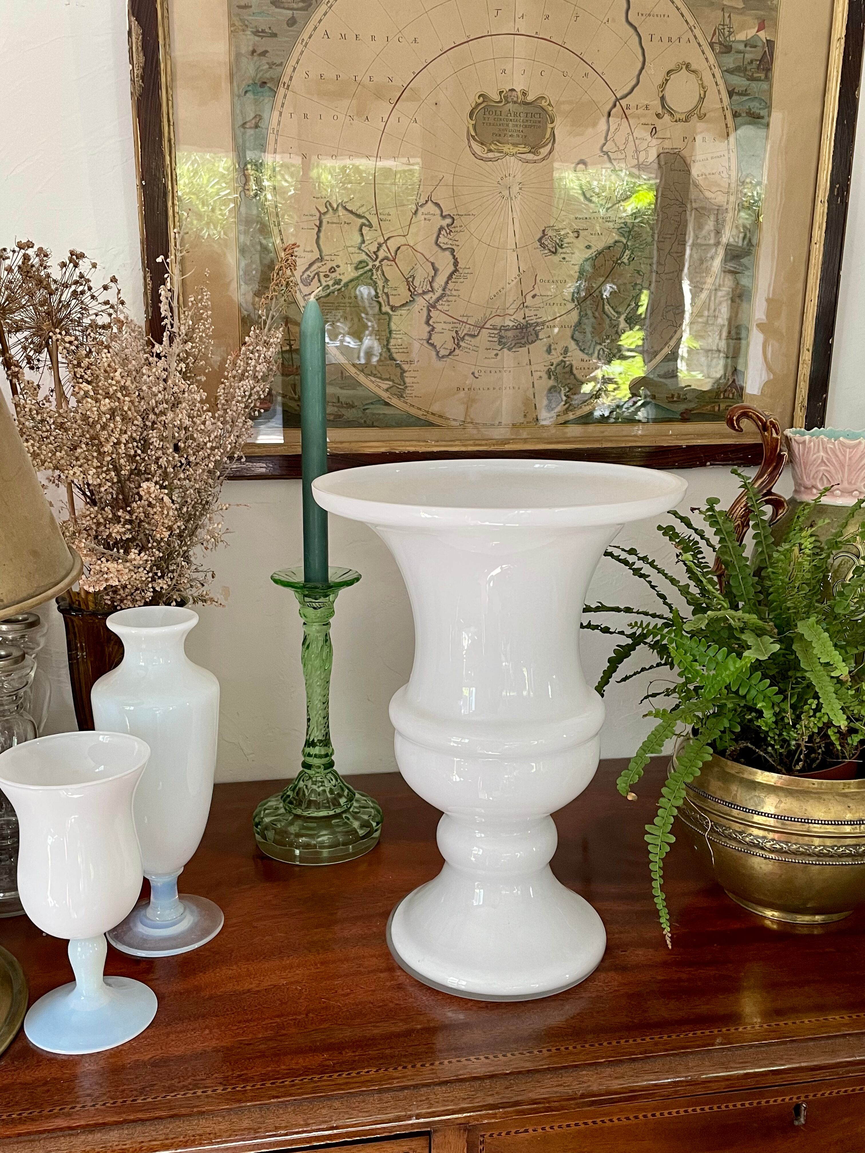 Vase Médicis blanc 34cm