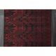 Vintage Turkish Oushak Handmade Wool Cotton Red Runner Rug 80x281