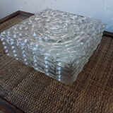 Vintage glass ceiling lamp