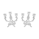 Pair of Murano blown glass chandeliers