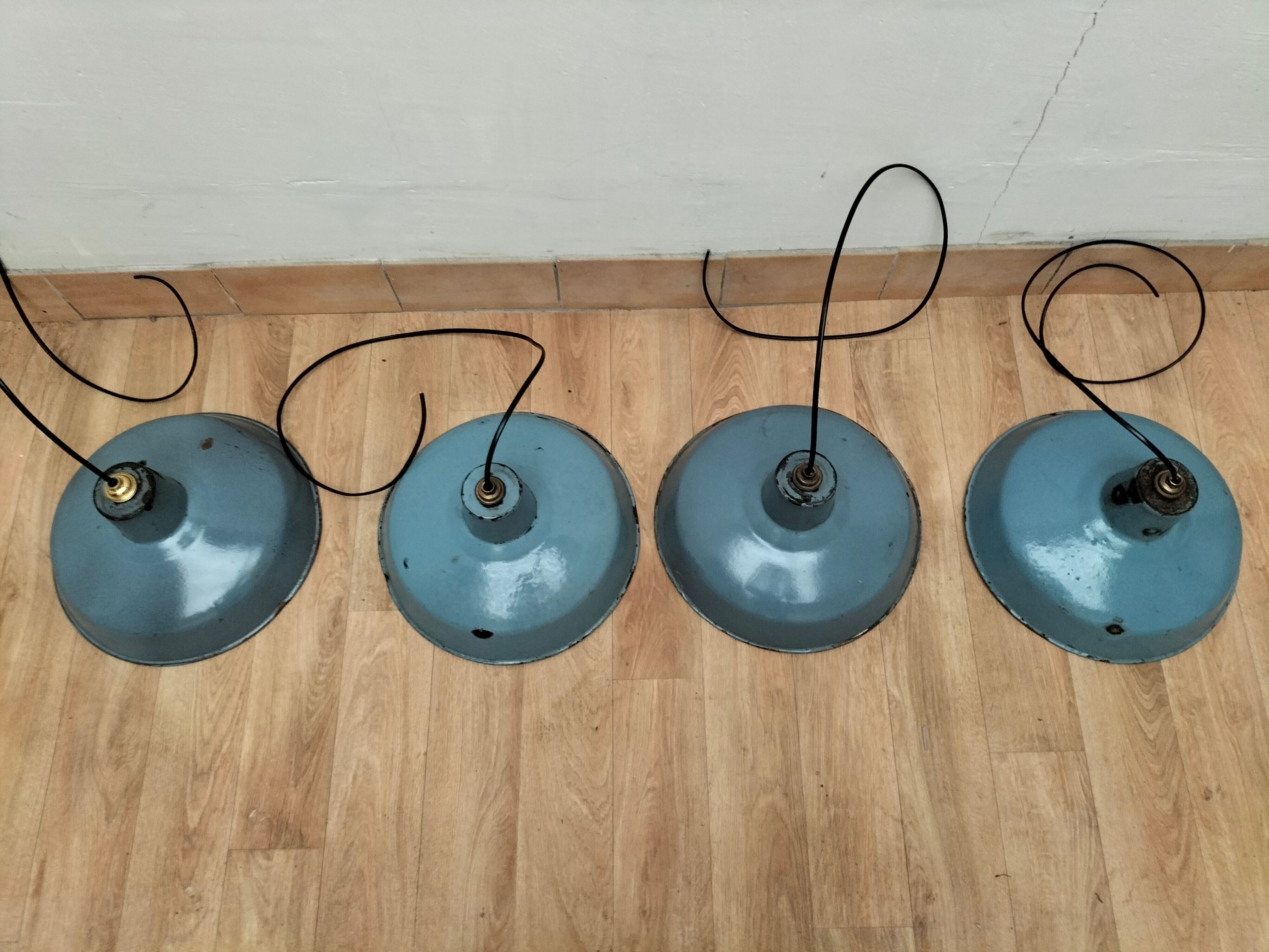 Series of antique lamps