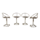 Pair of midcentury bar stools, italy 1970s