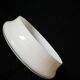 pendant lamp/lampshade/art deco in white opaline/gold lines