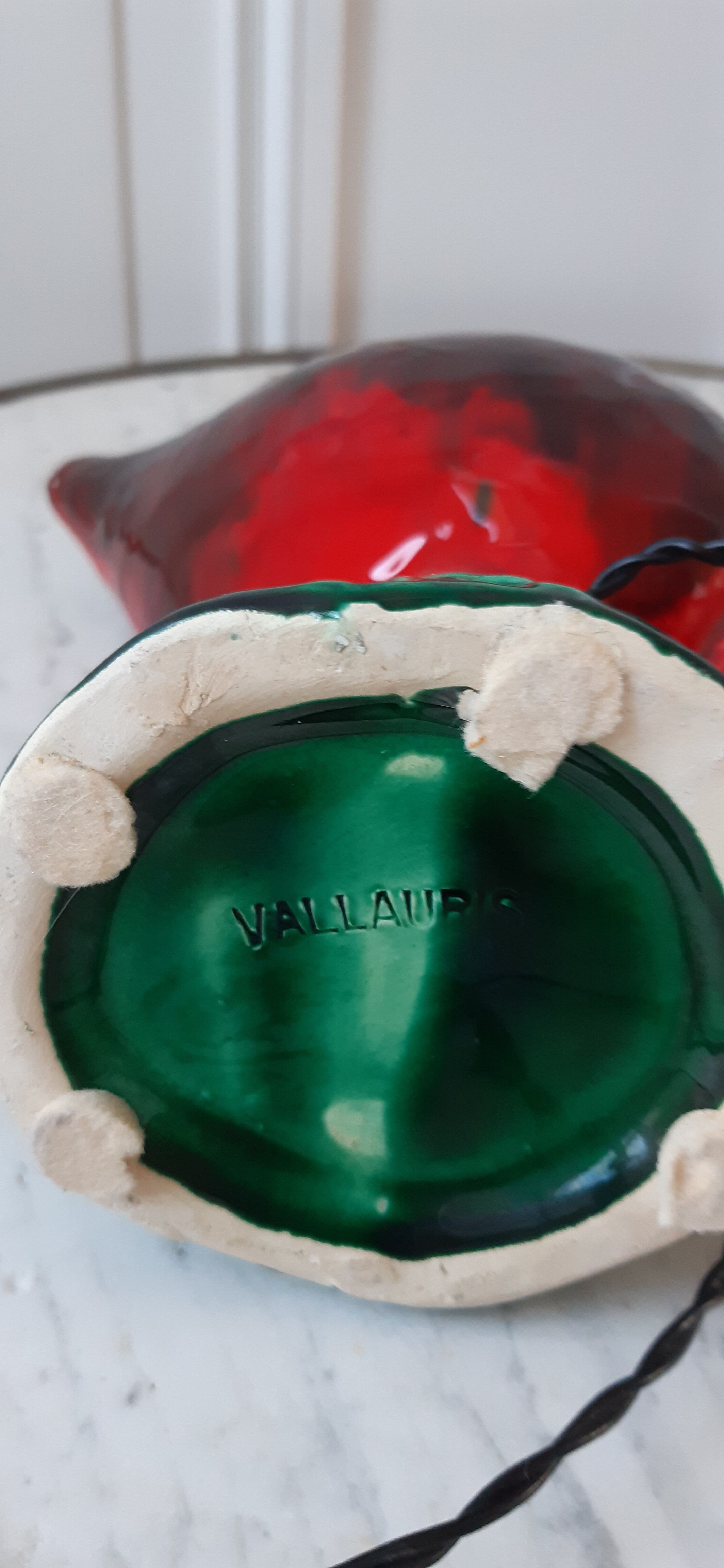 Shell lamp Vallauris years 60-70