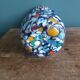 Murano polychrome blown glass vase