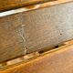 Ensemble de 5 chaises en bois, travail artisanal