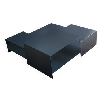 Coffee table living sofas b2 grey metal
