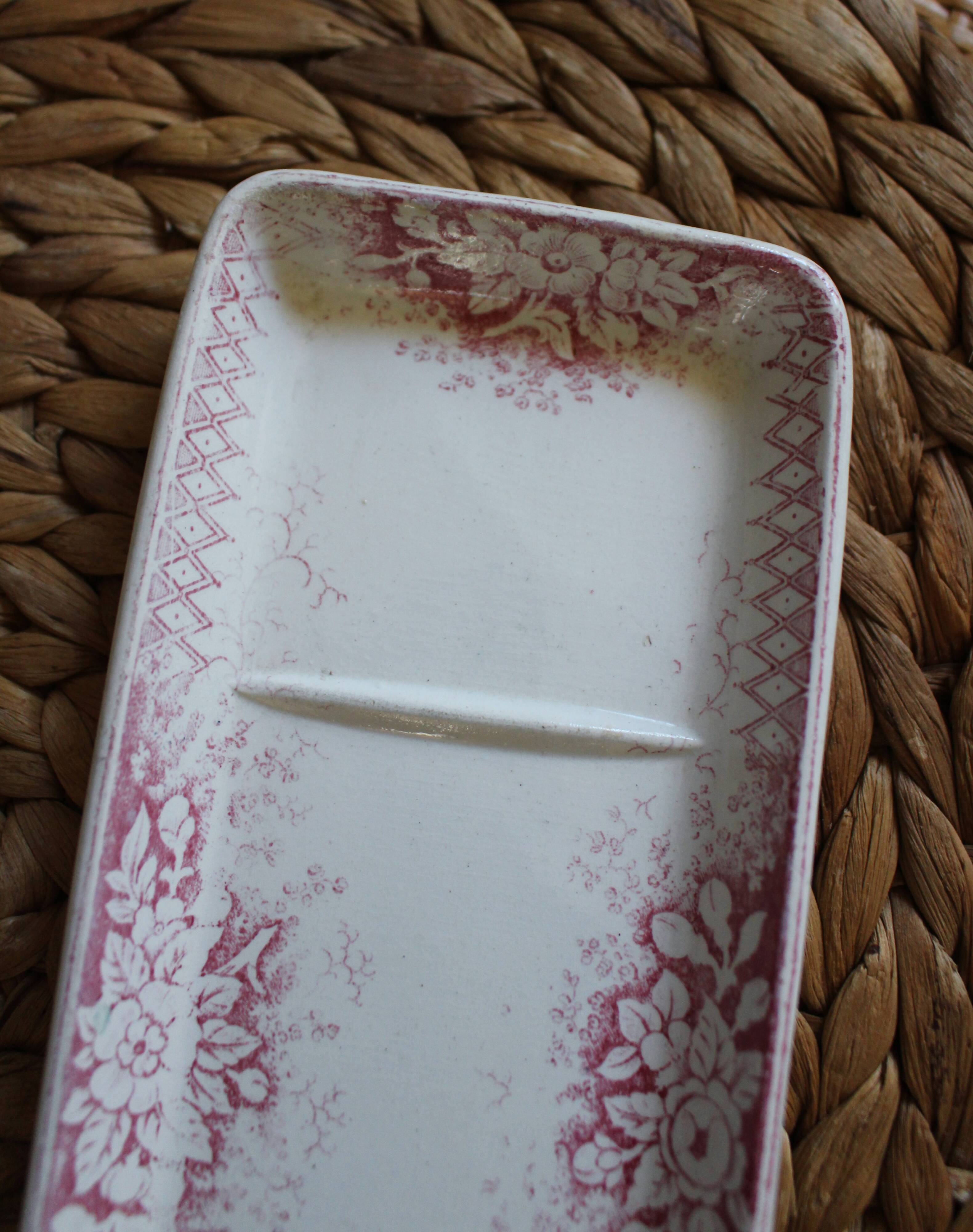 Vide Poche Porte savon rose Jardinière Badonviller