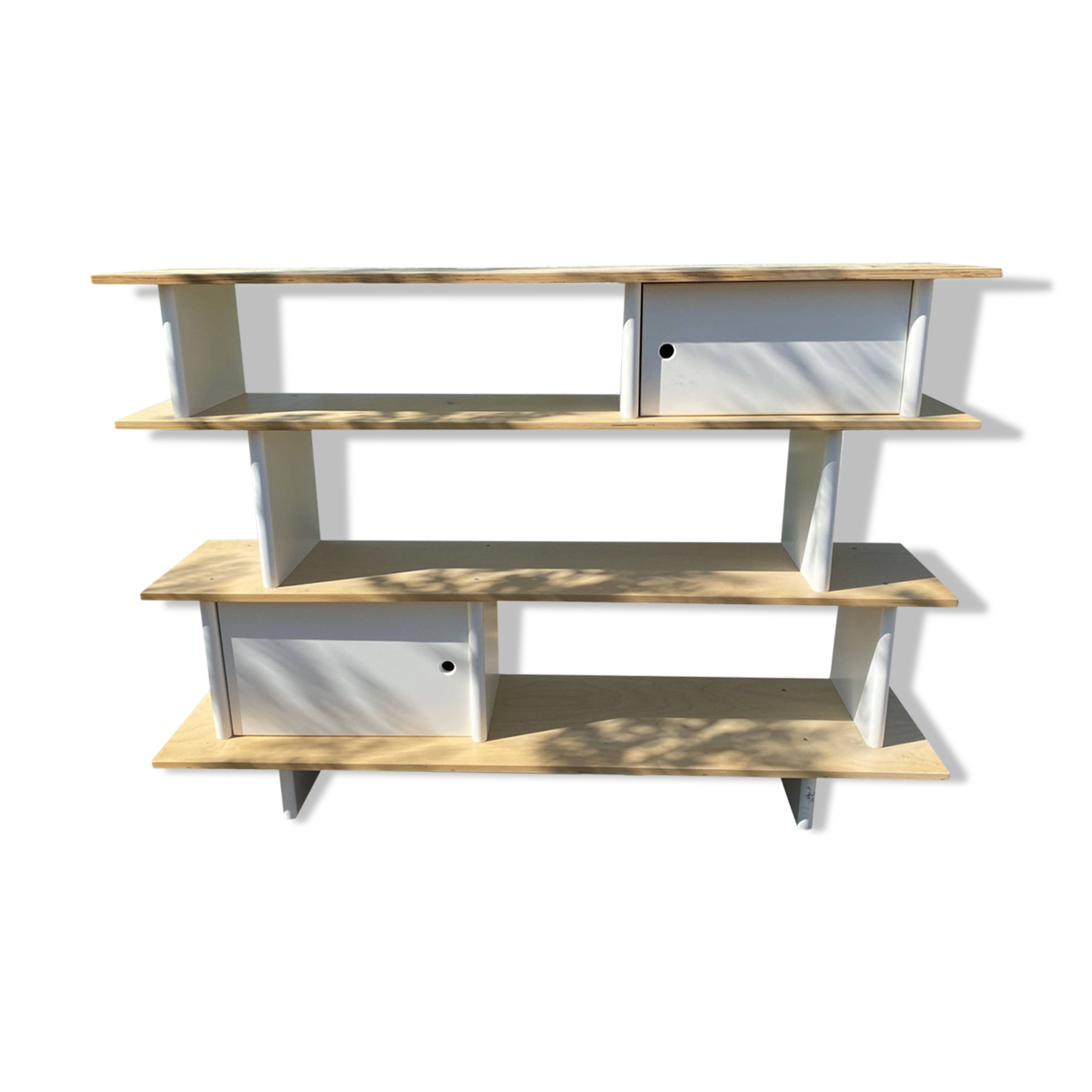 Oeuf NYC bookcase in birch and ecological Mdf