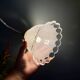 Vintage tulip suspension in frosted glass (TFB1)
