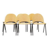 Set of six chairs, Danish design, 70s, made in Denmark
