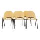 Set of six chairs, Danish design, 70s, made in Denmark