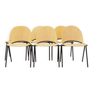 Set of six chairs, Danish design, 70s, made in Denmark