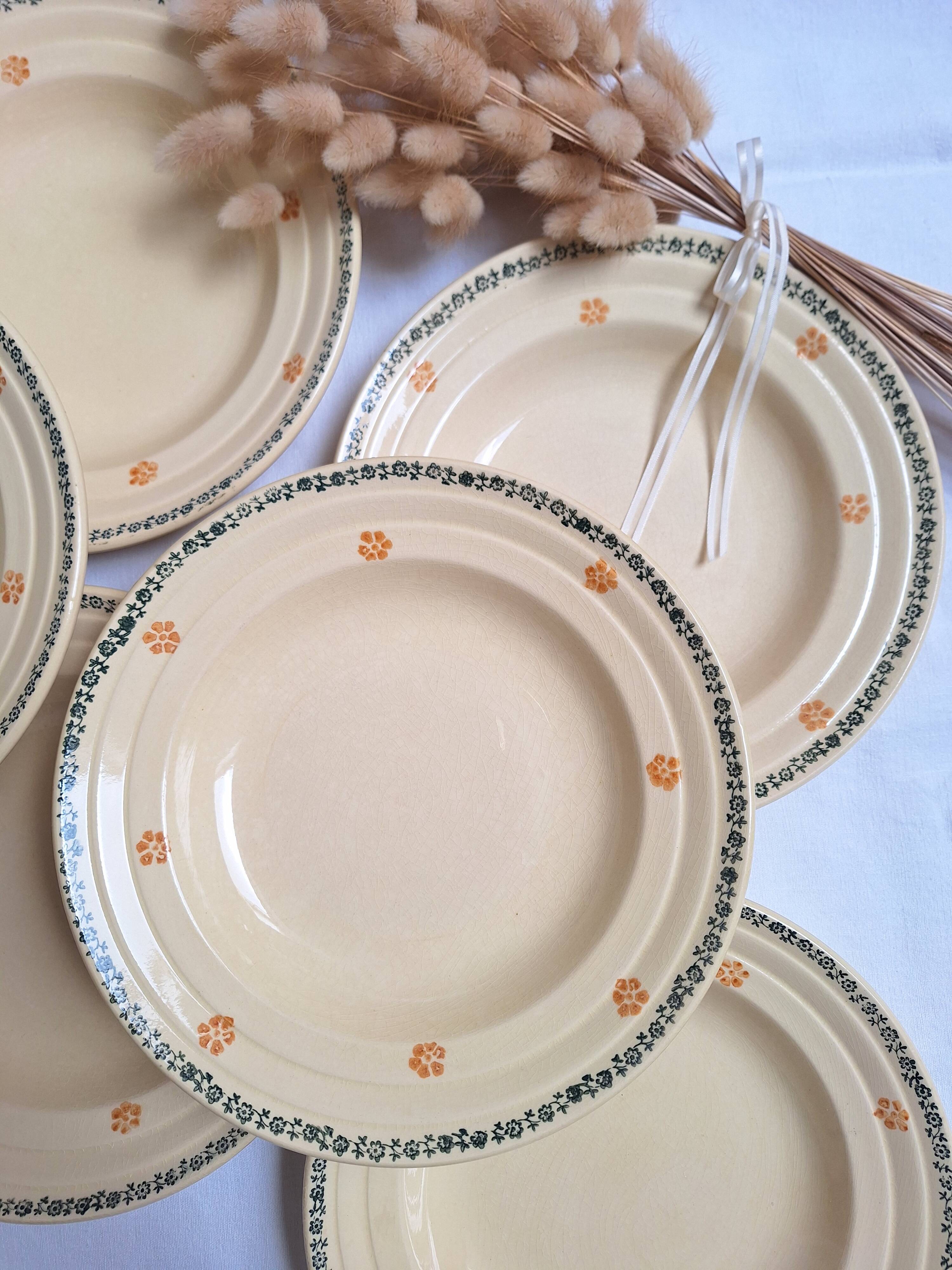 Vintage soup plates