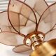 Applique fleur vintage en nacre 
