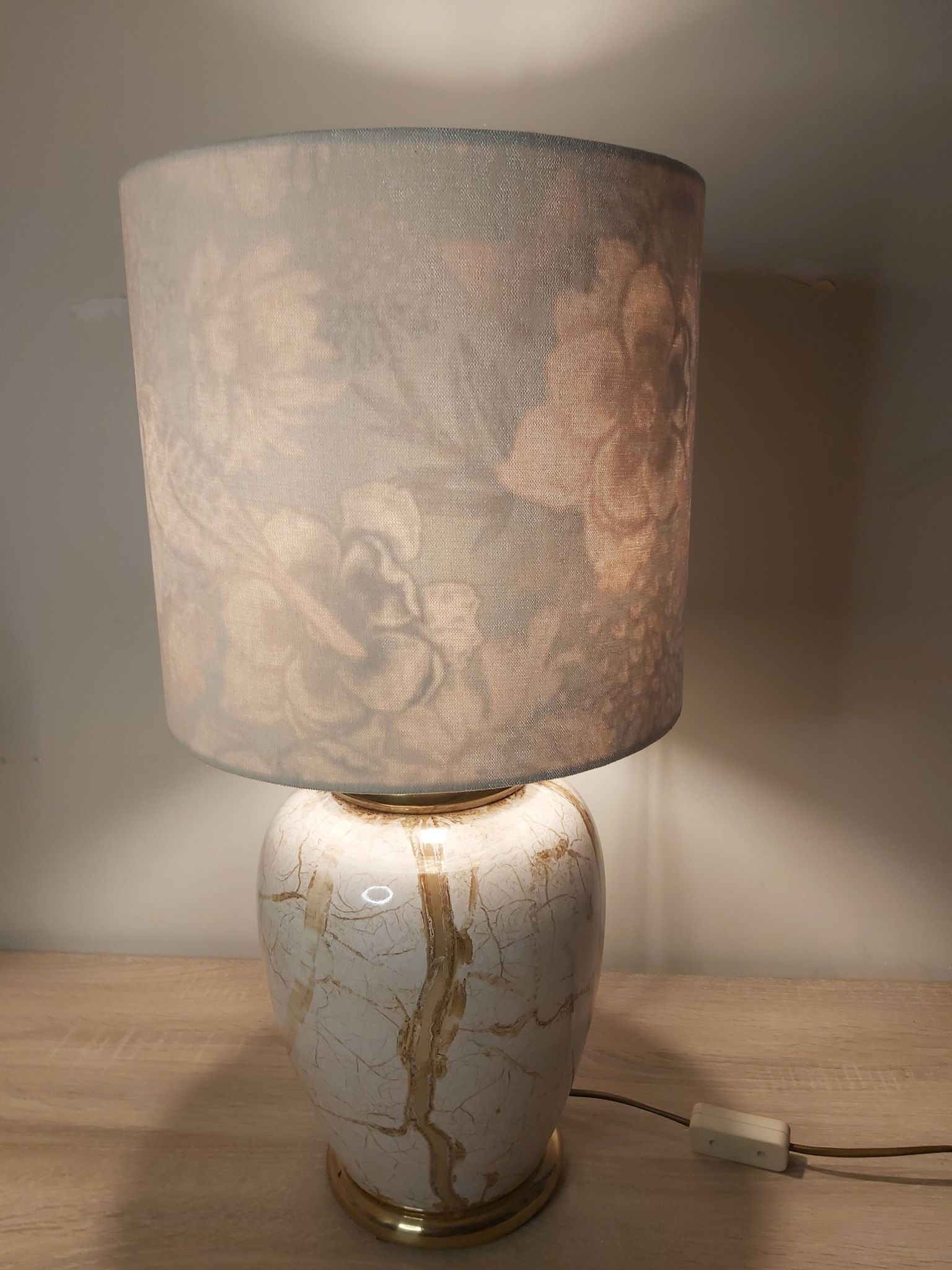 Lampe en céramique, années 1980