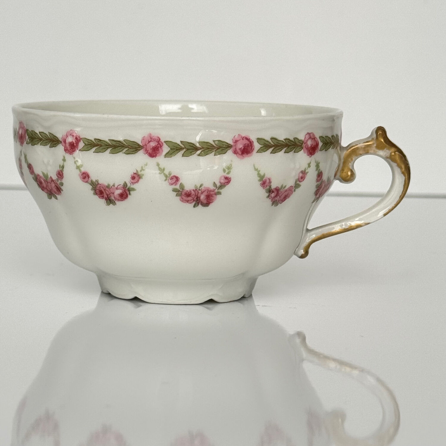 Set of 6 Teacups with Saucers | Bernardaud circa 1900