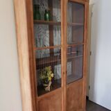Vitrine vaisselier en chêne