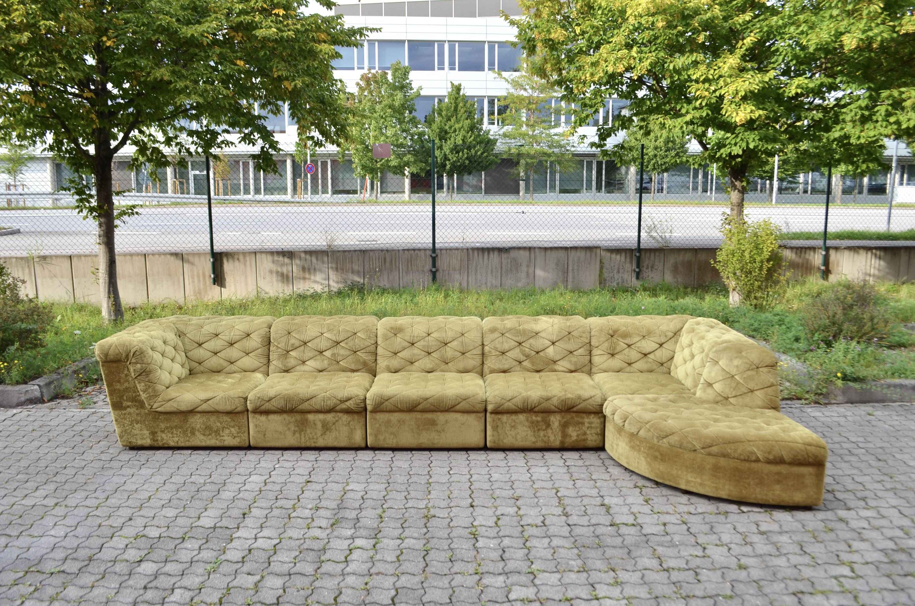 Vintage Laauser Modular Sofa green