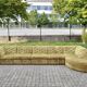Vintage Laauser Modular Sofa green