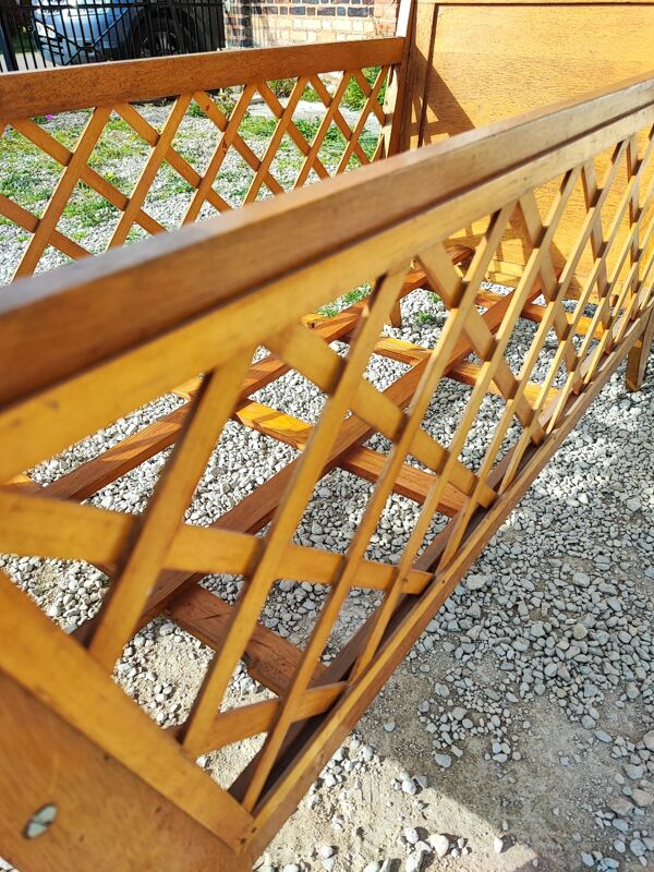 Lit enfant bébé bois vintage