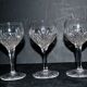 3 verres à liqueur Baccarat en cristal taillé modèle 9157, 1907