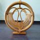 70s bamboo magazine holder