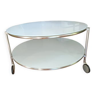 Table basse ronde Ikéa 1980 modèle strind design Ehlen Johansson