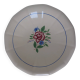 Vintage Digoin Sarreguemines plate with a round rim 200236