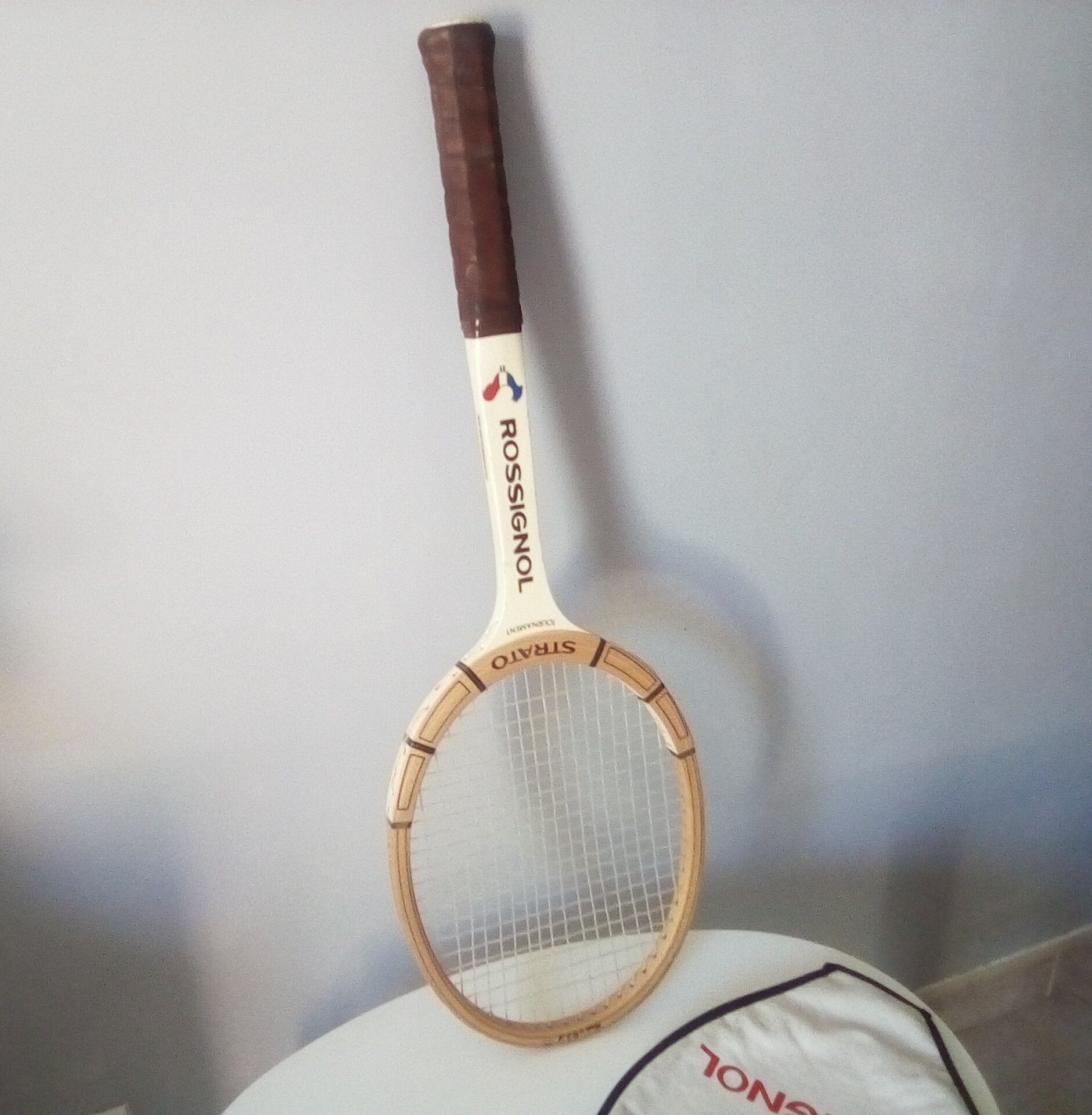 Wood racket nightingale strato 60s