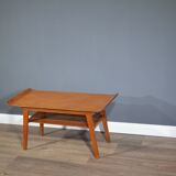 Midcentury Myer two tier teak coffee table