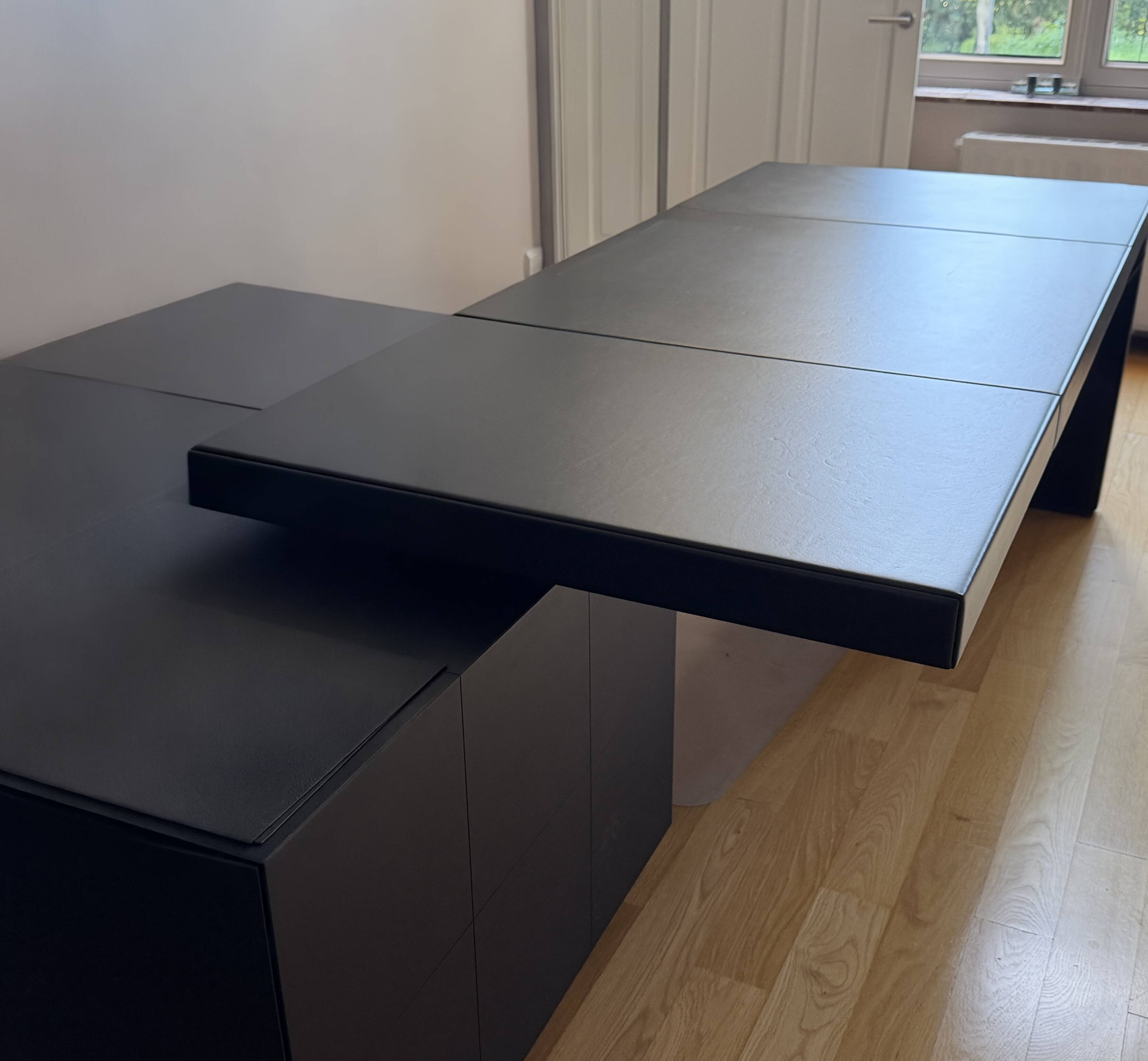 Neo Cube desk by Massimo Vignelli published by Poltrona Frau.