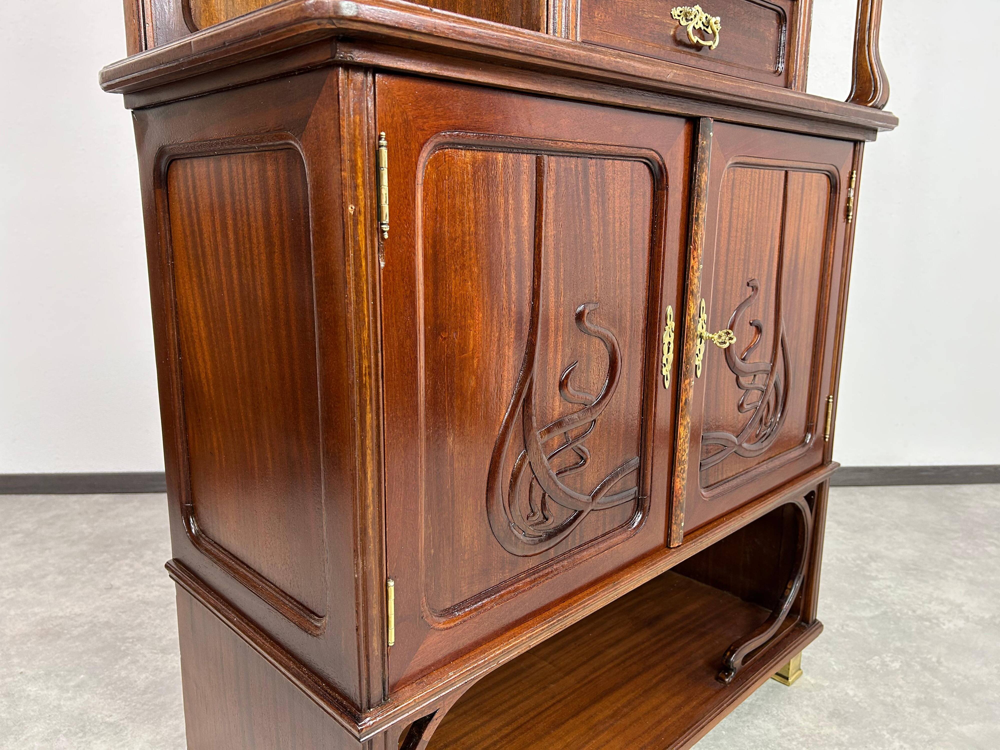 Art Nouveau display cabinet