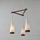 Danish teak ceiling lamp Danish design mid-century 60s