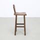 4x Brutalist Barstool by De Puydt, 1970s