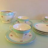 Coffee service décor Diane des faienceries de Sarreguemines / vintage 60s