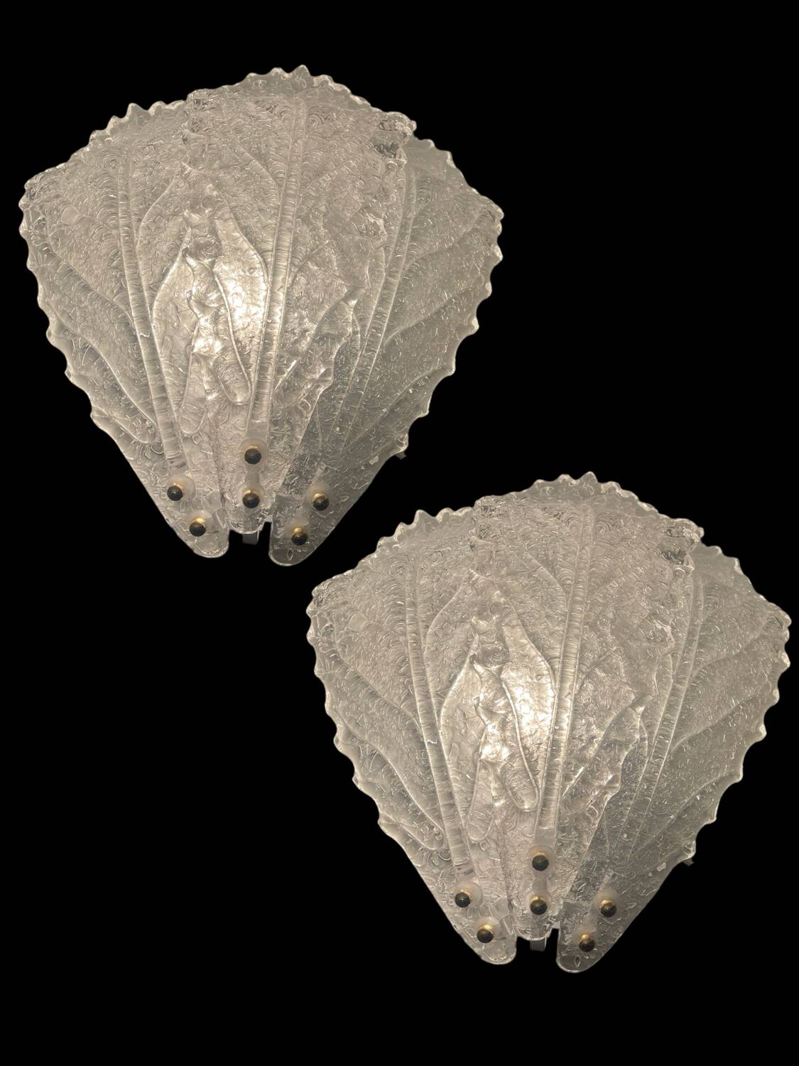 Large Murano Glass Sconces