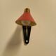 Vintage wall lamp in brass and metal 1950s