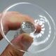 Beau verre en cristal signe lalique france modele bambou