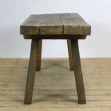 Solid oak farm table