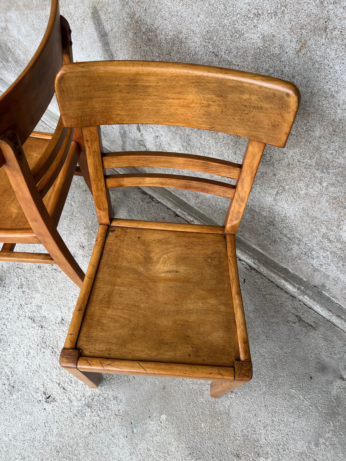 2 vintage bistro chairs