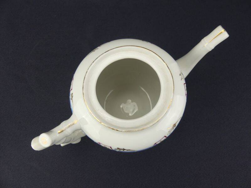 Antique porcelain teapot
