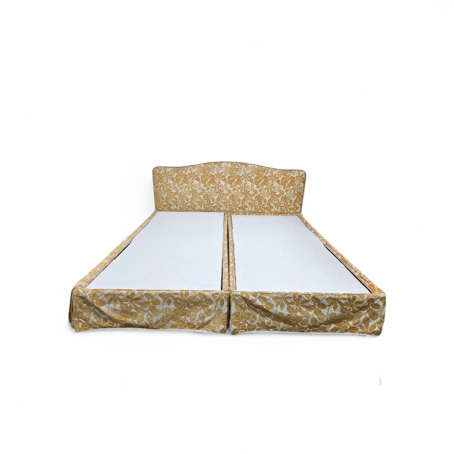 Exclusive Dual electric bed 200 cm x 200 cm - Vintage Gold 1970s.