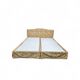 Exclusive Dual electric bed 200 cm x 200 cm - Vintage Gold 1970s.