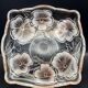 Vintage glass display stand "Pansy Bouquet Pink" — Studio Nova by Mikasa